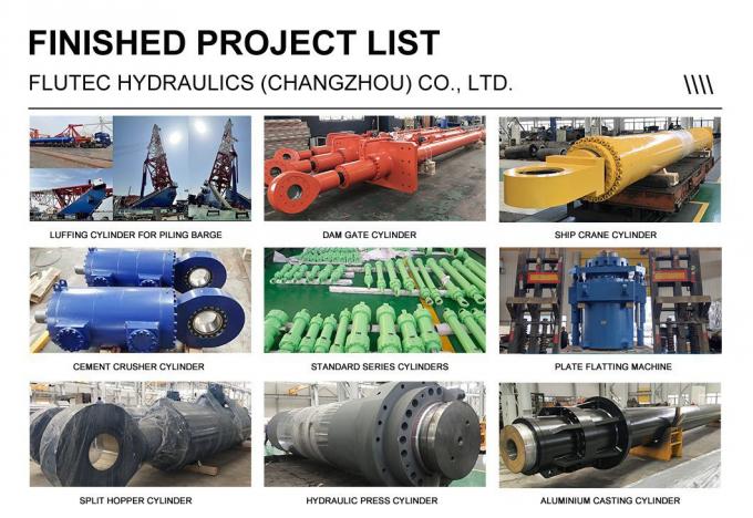 ISO9001 맞춤형 수압 실린더 알루늄 주사 시스템용 내부 유도 실린더 4