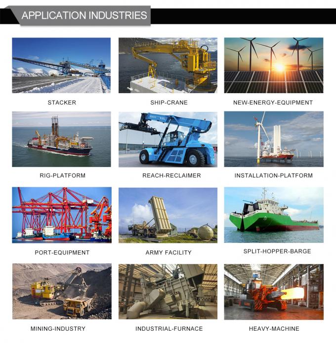 탄소 강철 이중 작용 공학 수압 실린더 ISO9001 인증 7