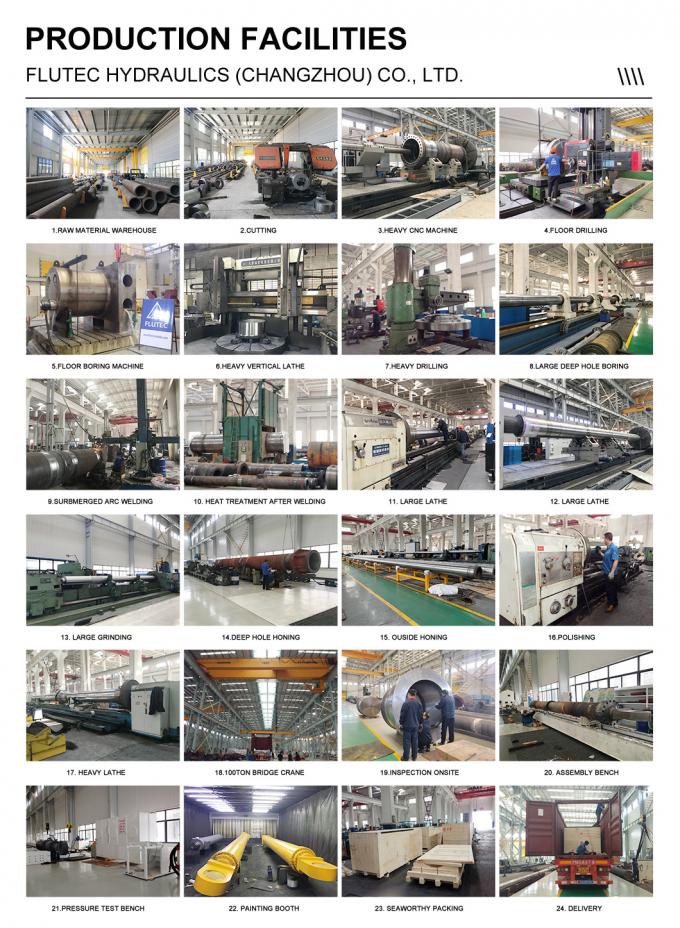 ISO9001 4000톤 사용자 지정 수압 실린더 6