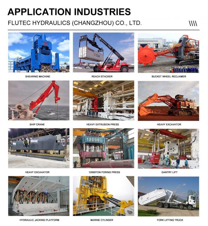 ISO9001 4000톤 사용자 지정 수압 실린더 7